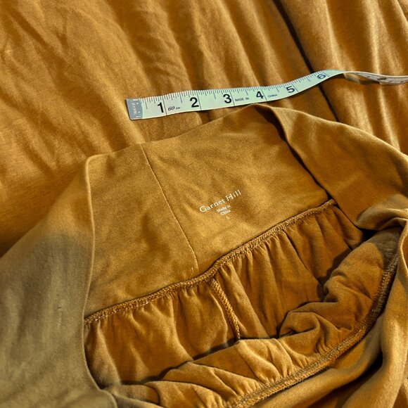 Garnet Hill “Favorite” maxi jersey skirt - L sandalwood (fits like XL) - Picture 5 of 8